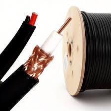 سلك كاميرا RG56 مدمج مع سلك كهرباء